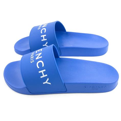 givenchy slides womens blue